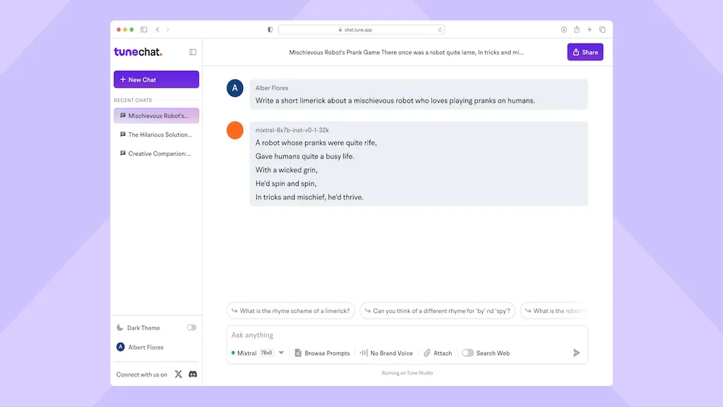 Tune Chat